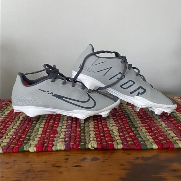 Nike React Vapor Ultrafly Elite 4 baseball cleat light smoke grey 7 DA0701-002 - Picture 2 of 13